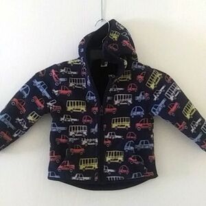 Toddler fleece lined hooded jacket